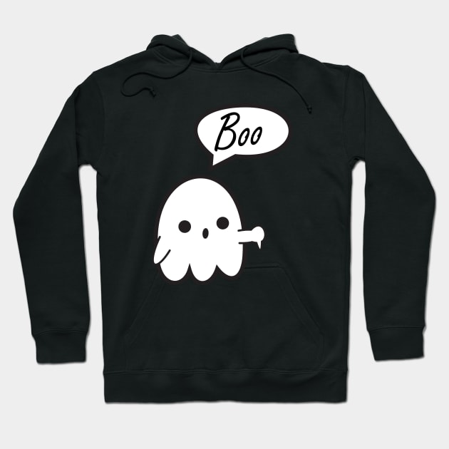 Thumbs down cute ghost boo Hoodie by UniFox